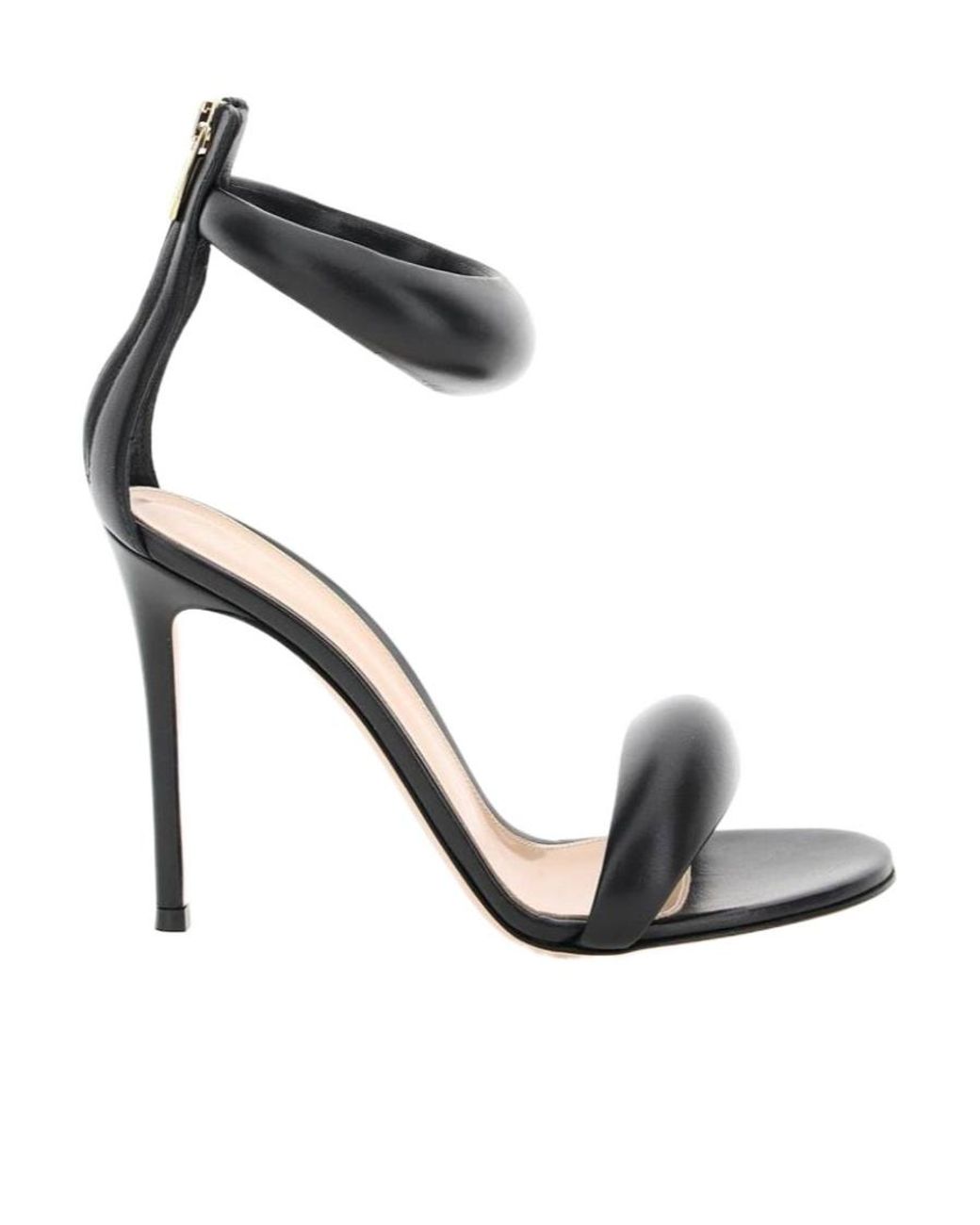 Gianvito Rossi Metallic Bijoux Open Toe Ankle Strap Sandals