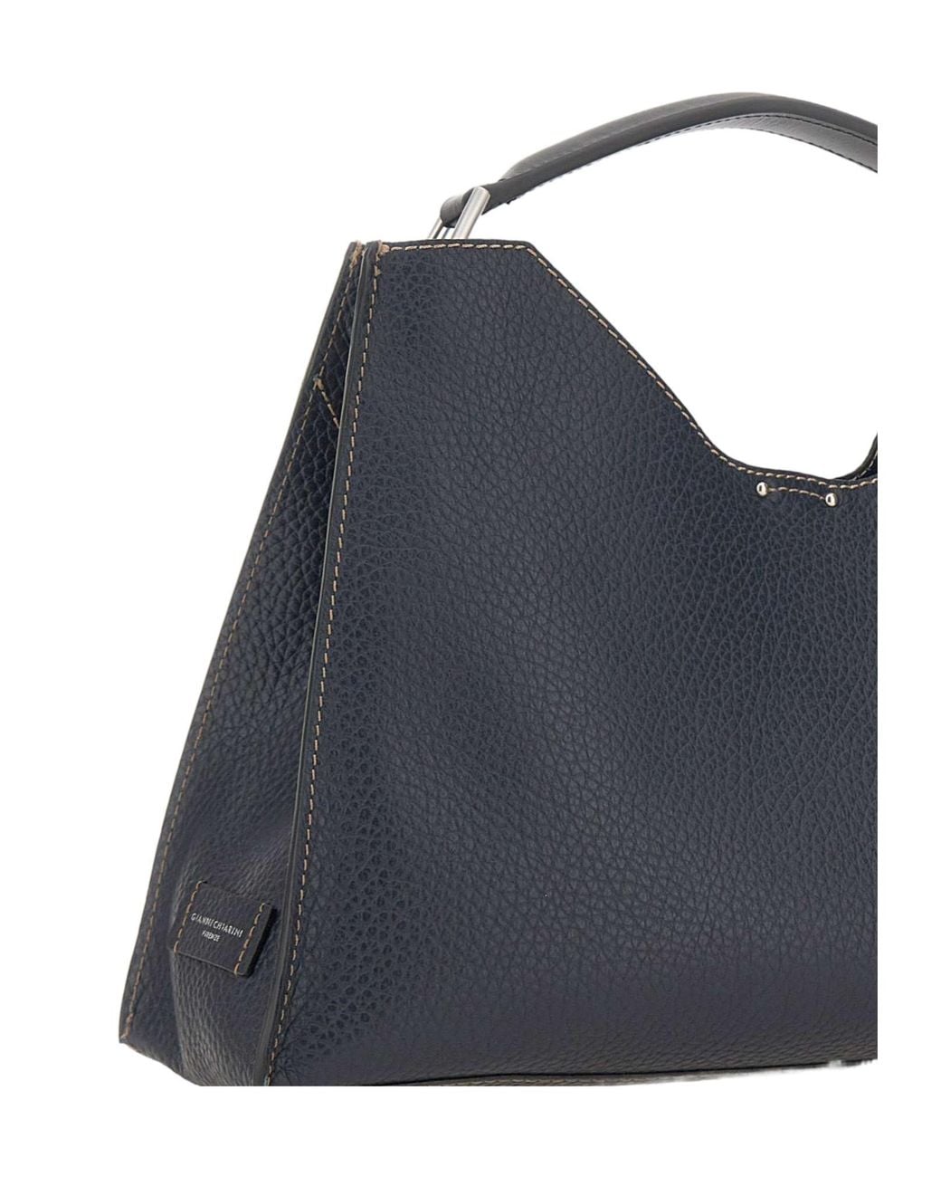 Gianni Chiarini Blue Aurora Top Handle Shoulder Bag