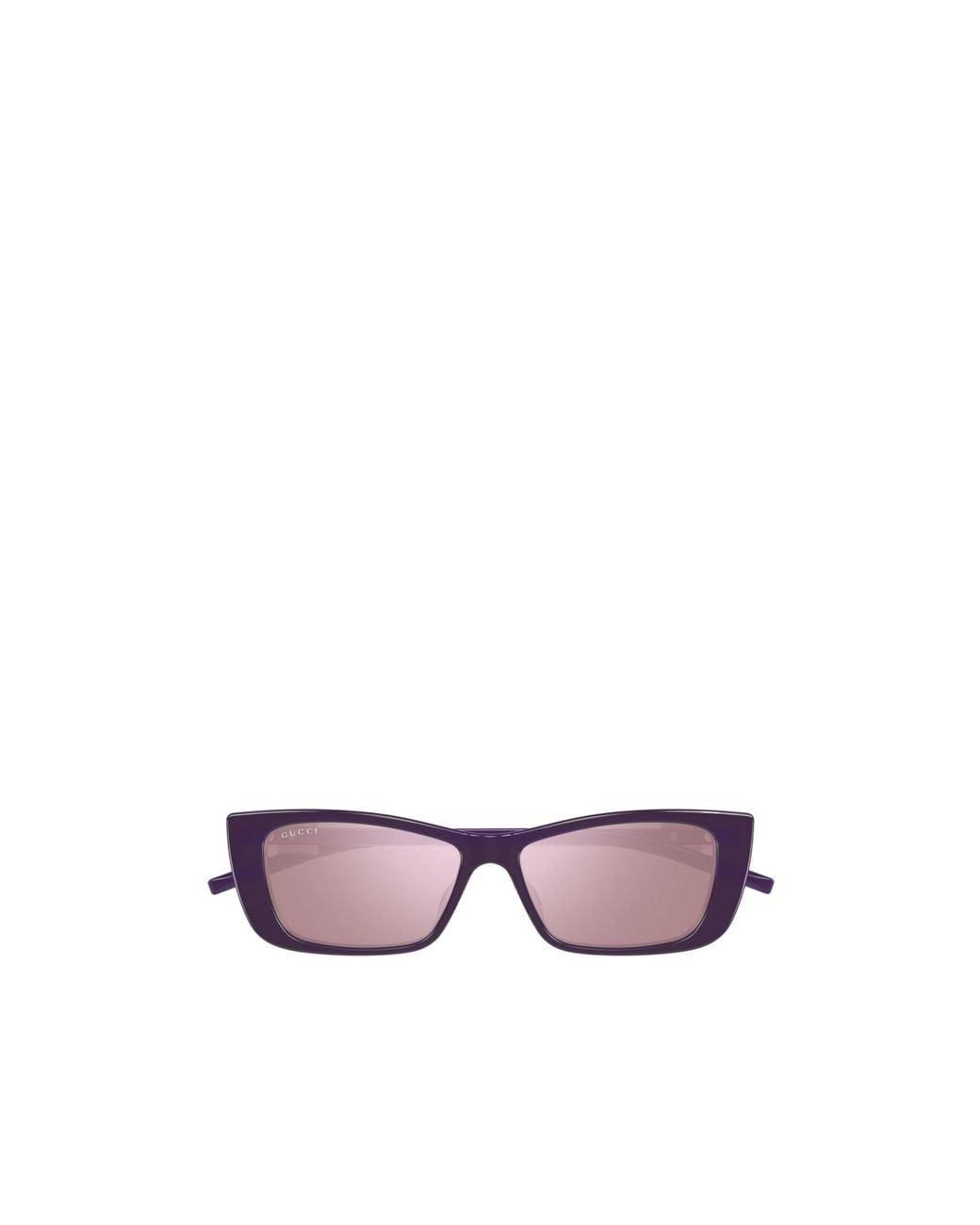 Gucci Purple Eyewear Cat-Eye Frame Sunglasses