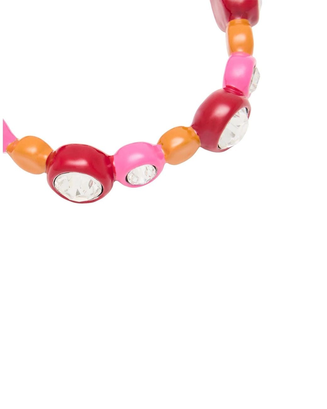 Marni Red Crystal Inlaid Bracelet