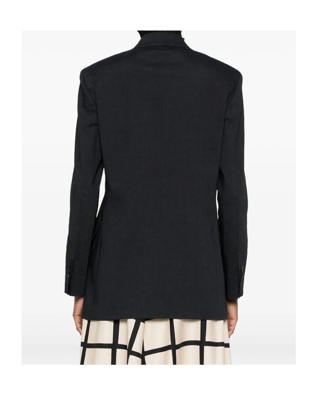 Theory Black Single Breasted Tailored Blazer