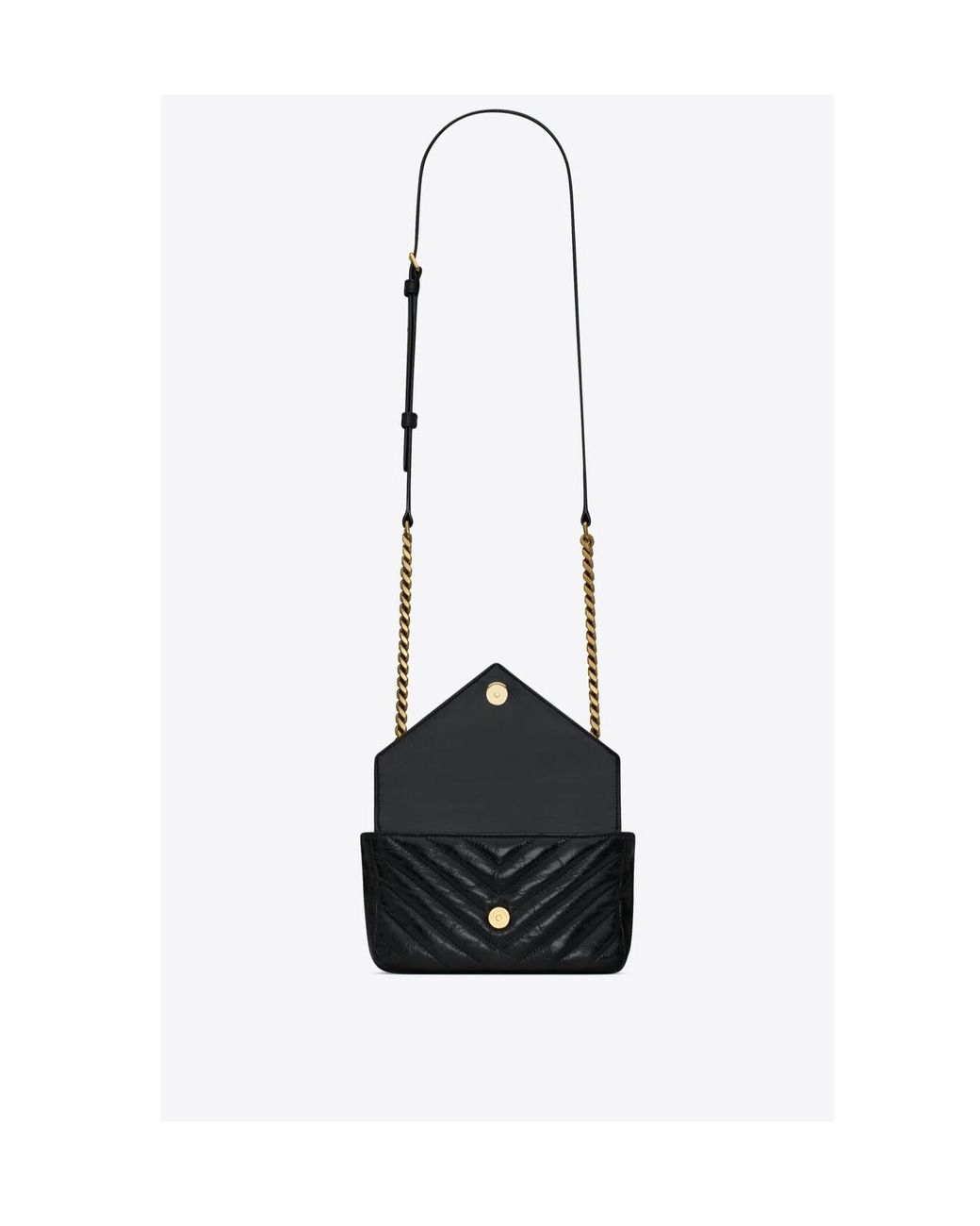 Saint Laurent Black College Mini Chain Bag