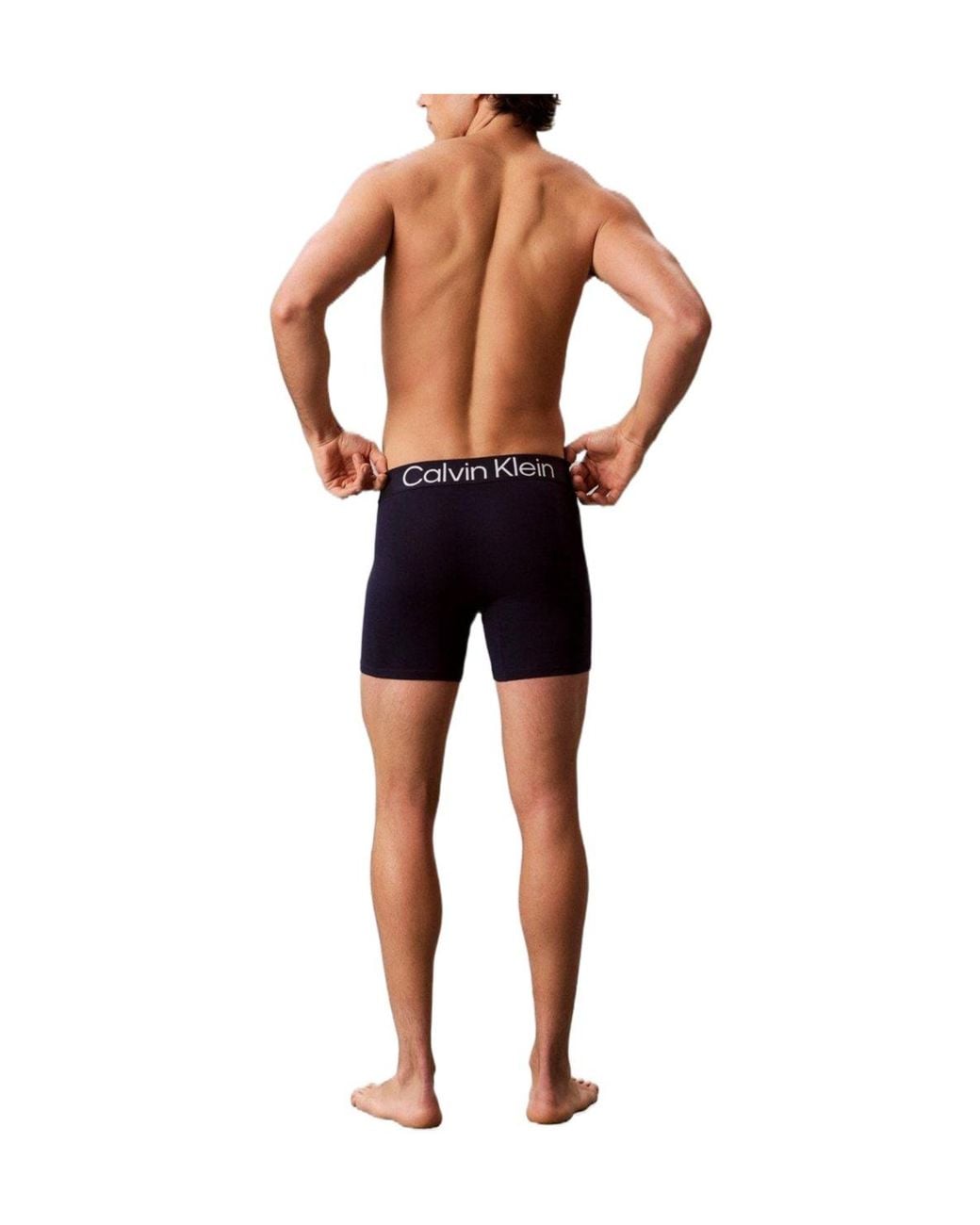Calvin Klein White Solid Color Single Boxer for men