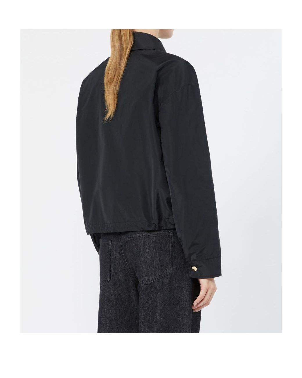 Max Mara Black Sandra Waterproof Jacket