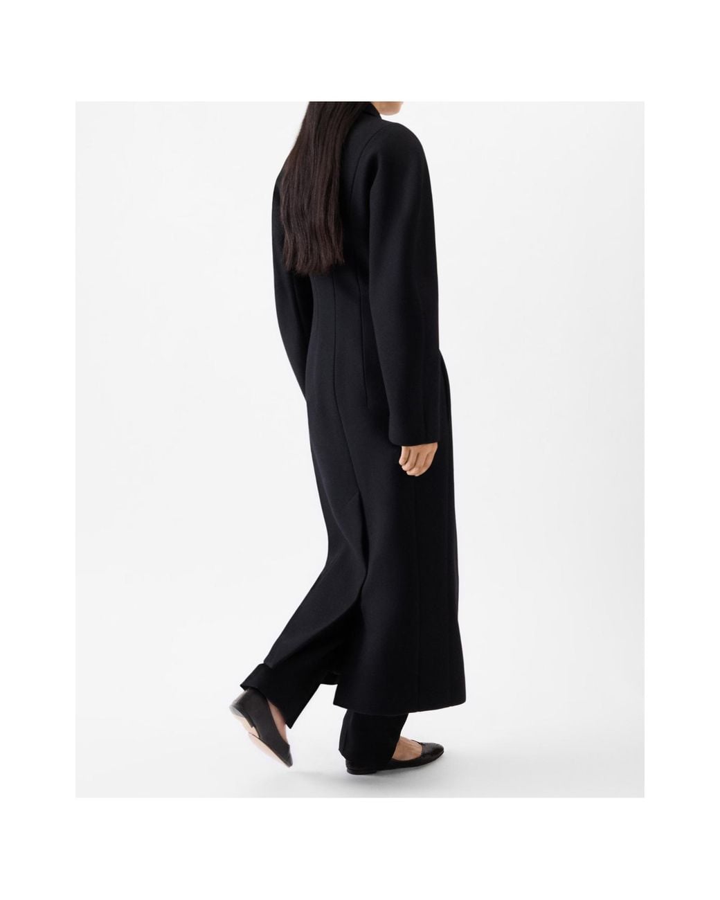Jacquemus Black The Curvo Long Sleeved Coat
