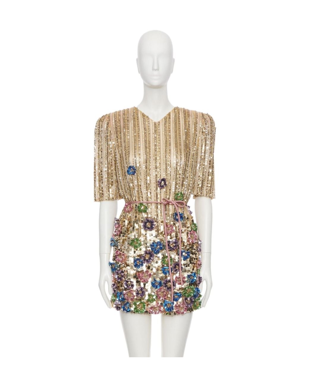 Valentino White V-Neck Dress
