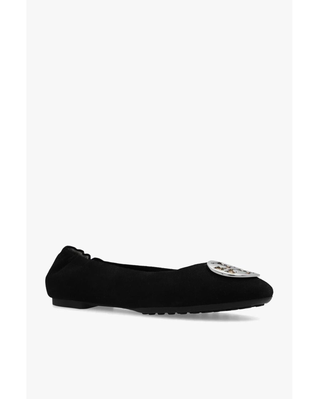 Tory Burch Black Claire Ballet Flat Shoes