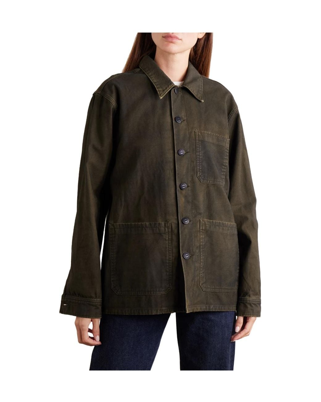 RRL Green Cotton-Canvas Jacket