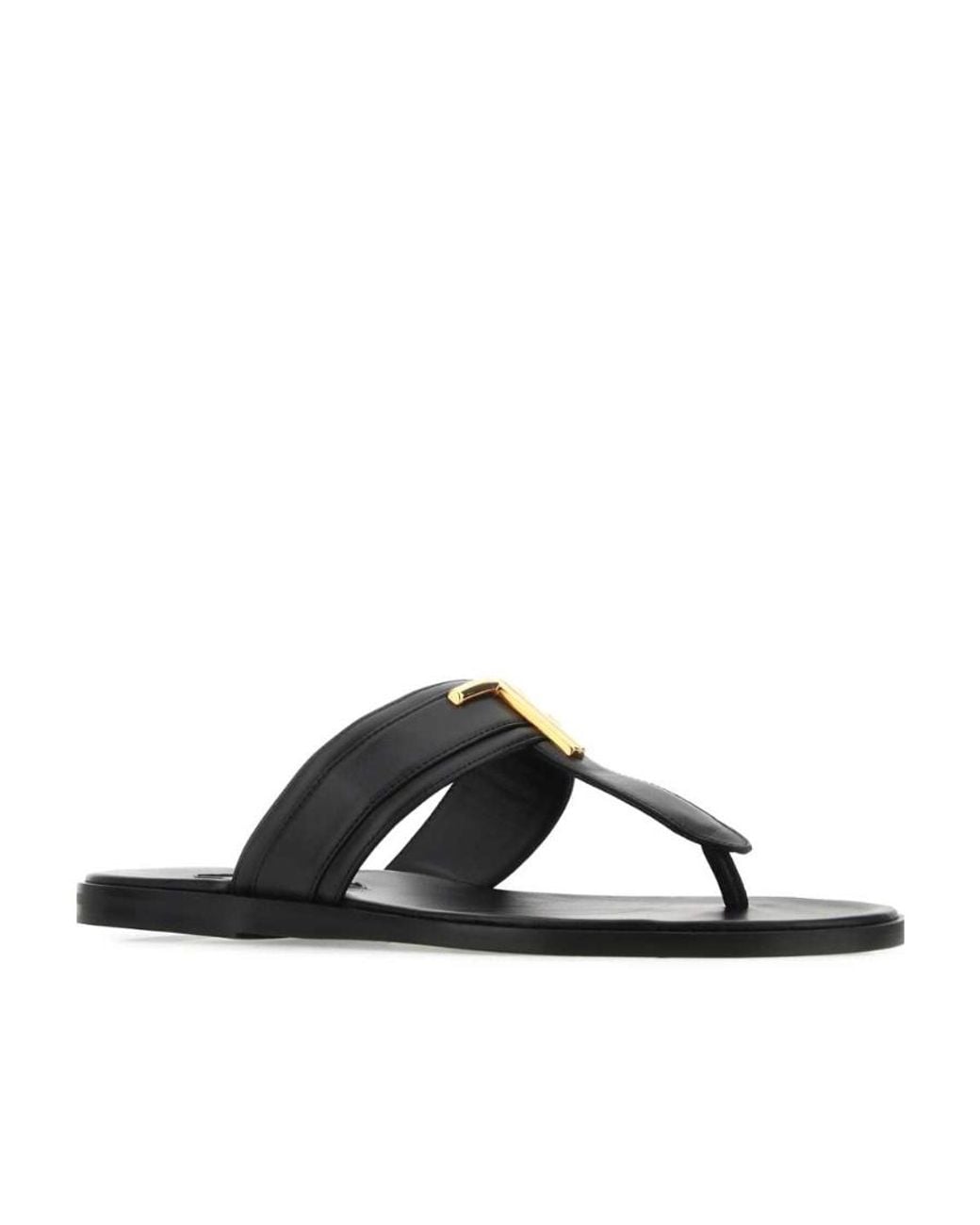 Tom Ford Multicolor Logo Plaque Thong Sandals for men