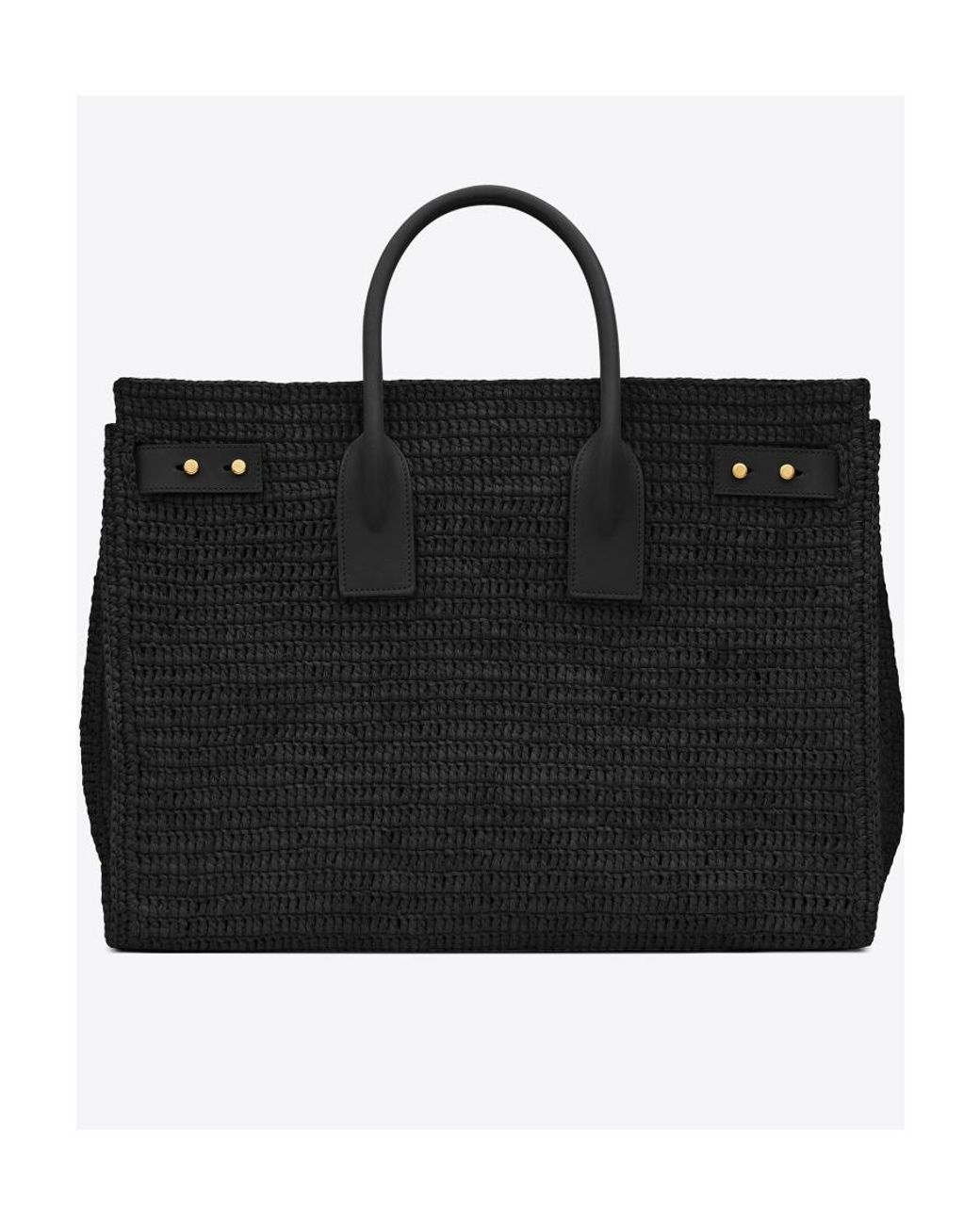 Saint Laurent Black Sac De Jour Medium Tote Bag
