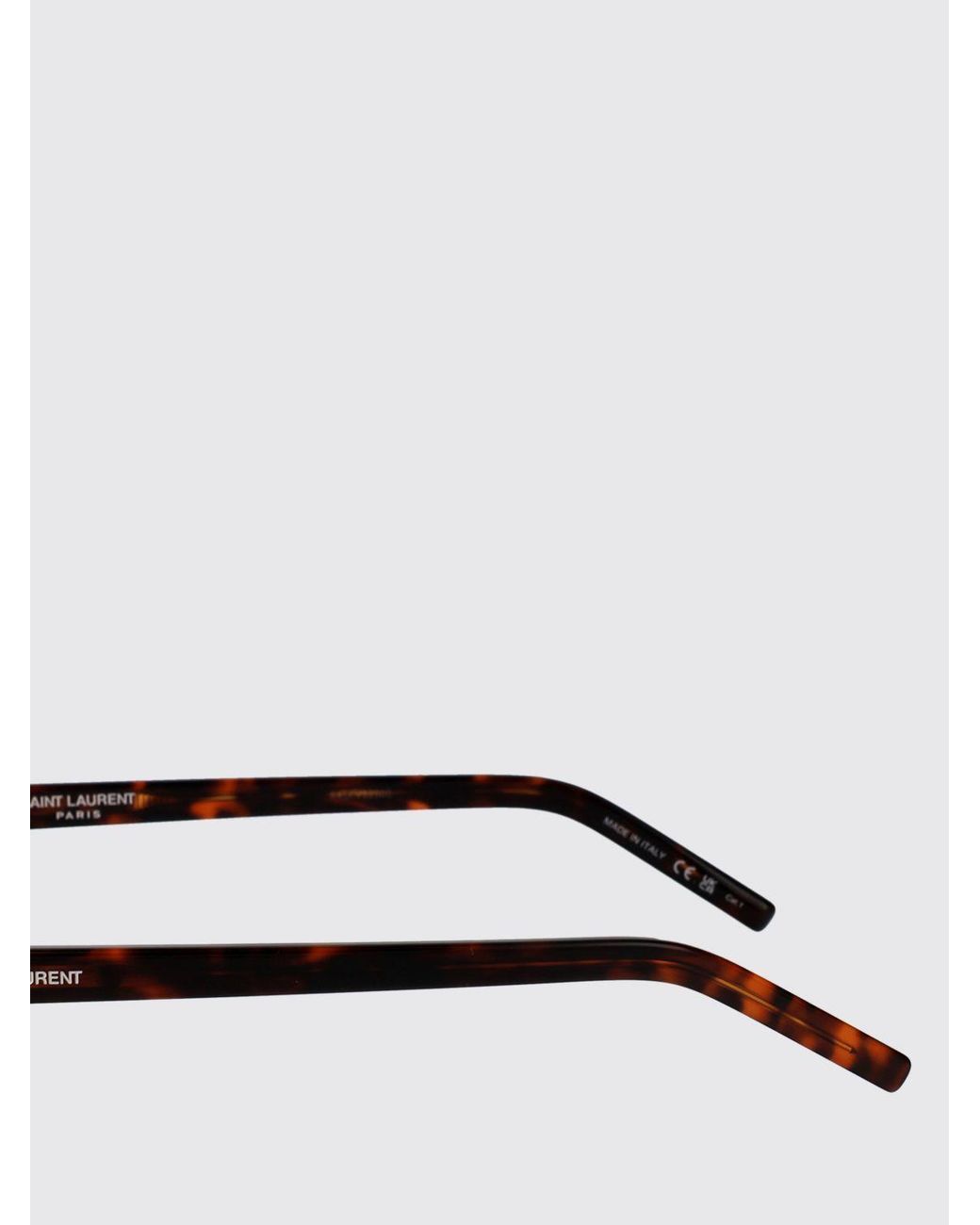 Saint Laurent White Cat-Eye Frame Sunglasses