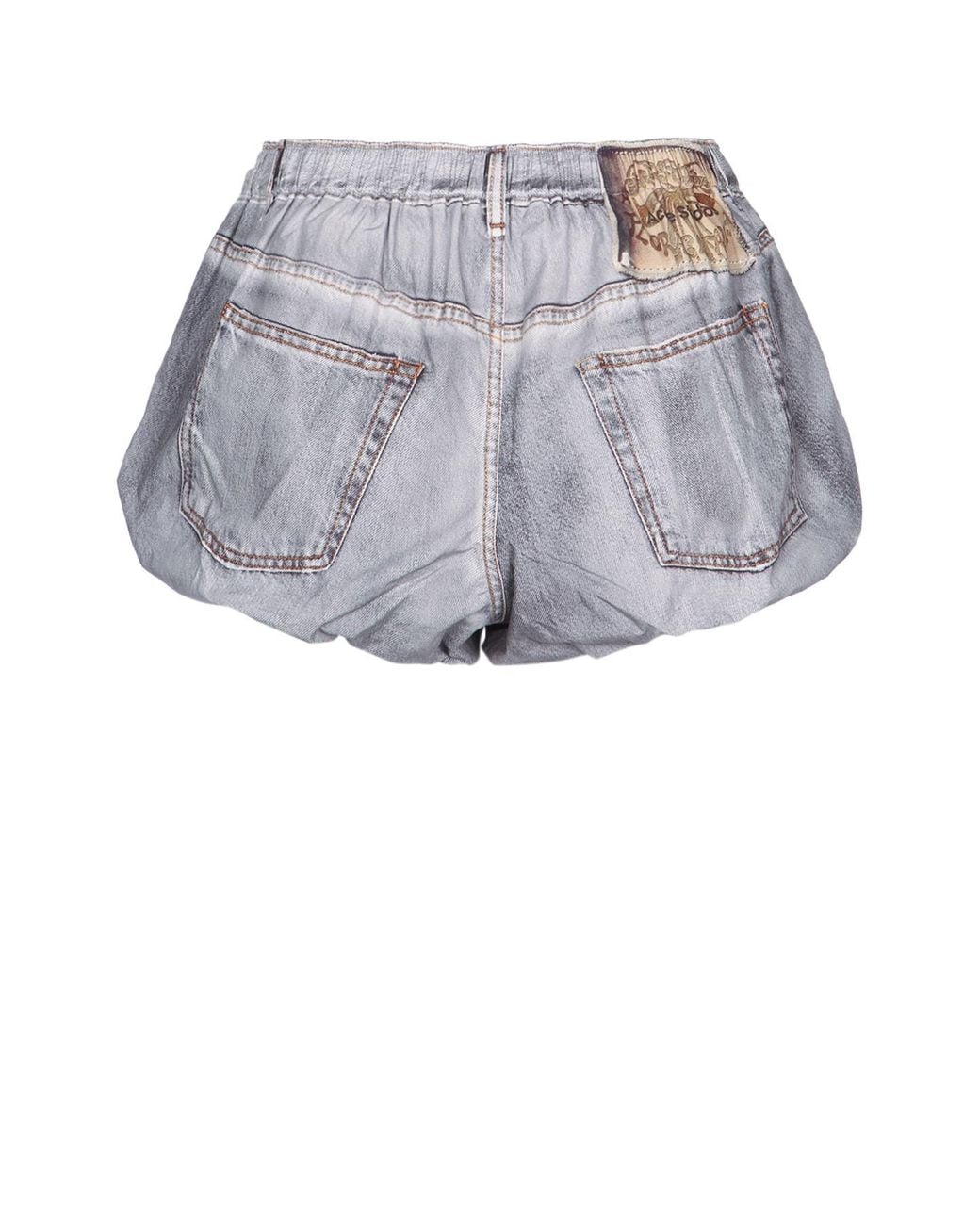 Acne Gray Printed Shorts