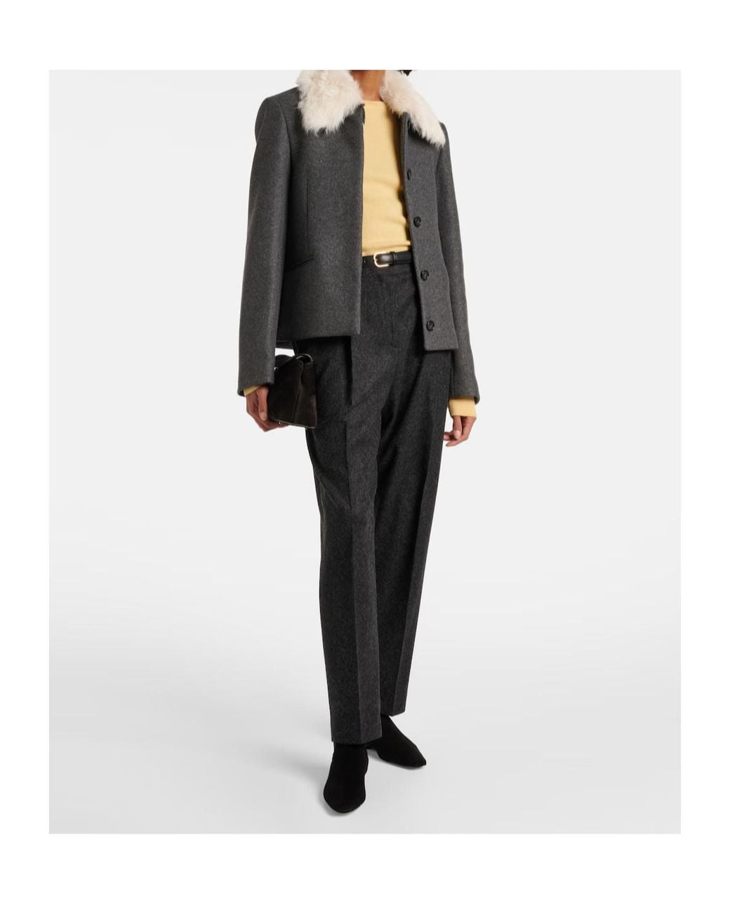 Totême Gray Long Sleeve Jacket