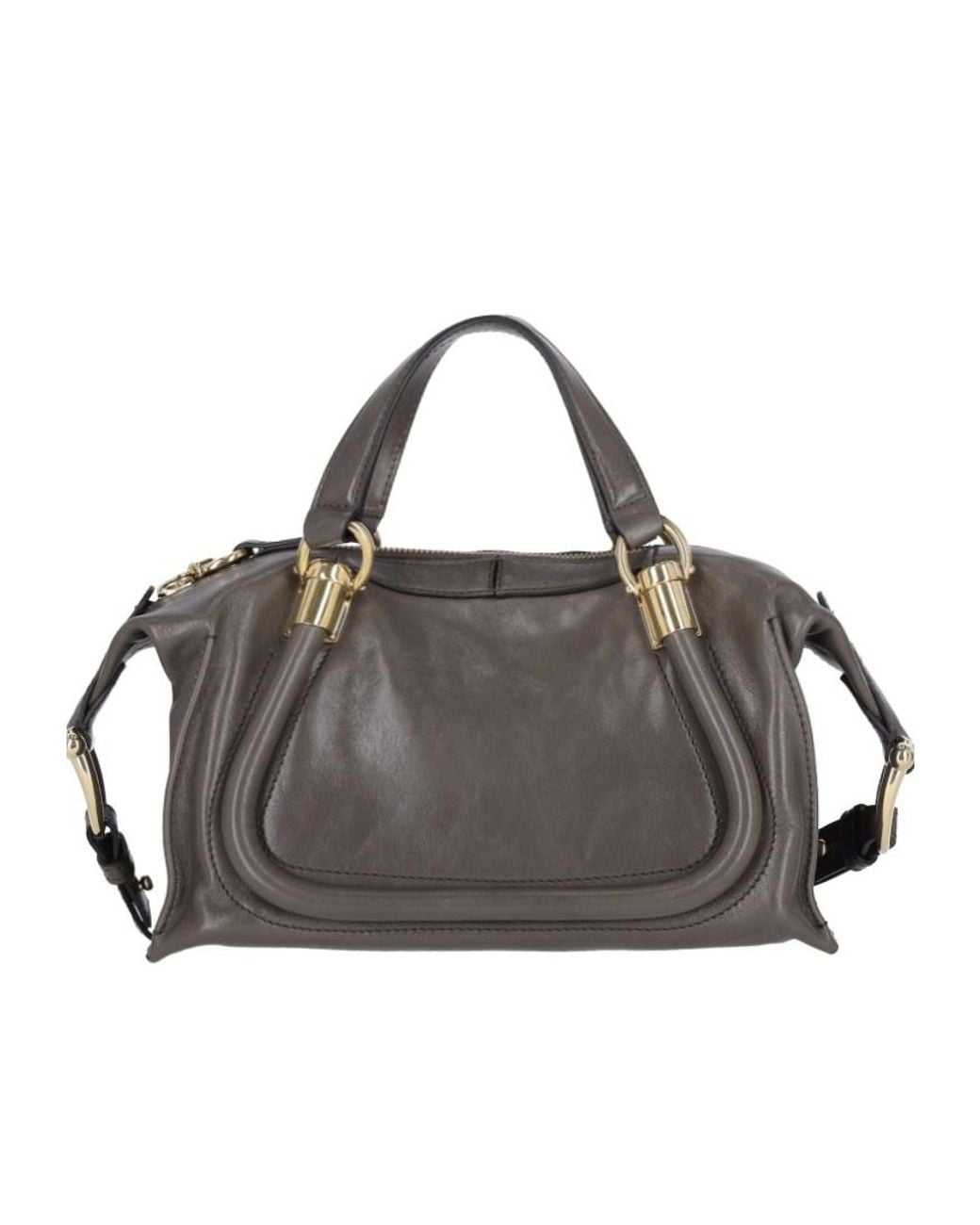 Chloé Gray Chloé Paraty 24 Small Shoulder Bag