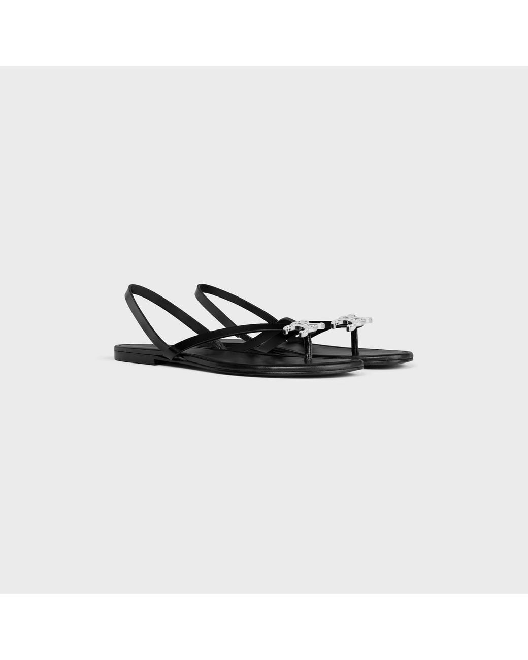 Céline White Biki Sandal
