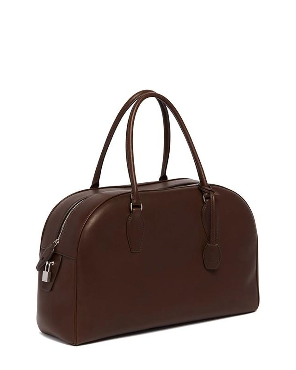 The Row Brown Top Handle Tote Bag