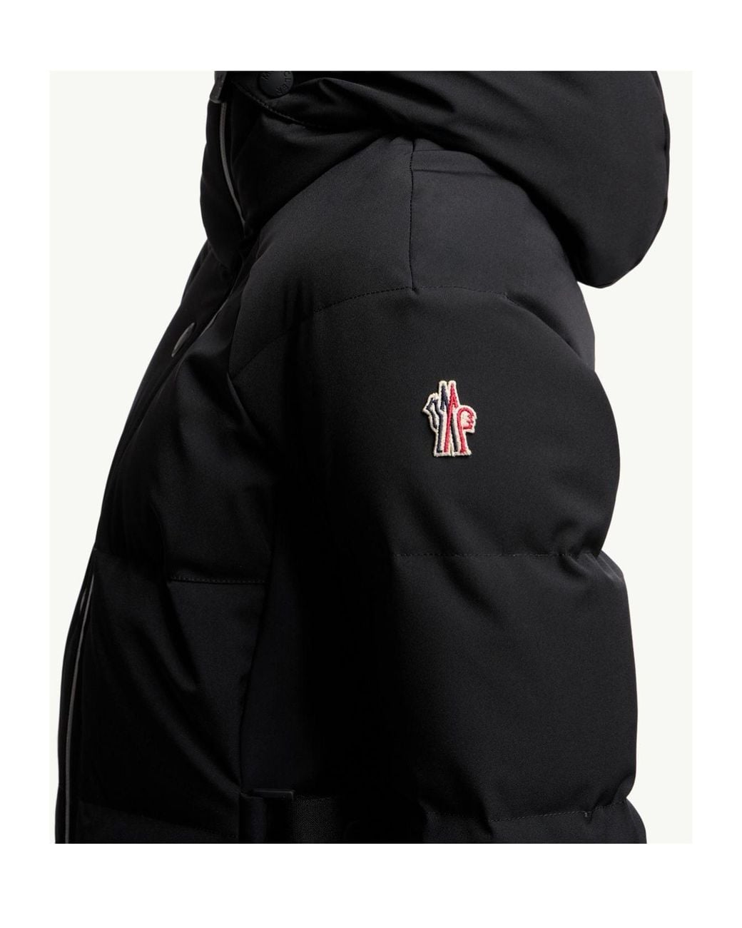 Moncler Black Grenoble Guyane Hooded Down Jacket