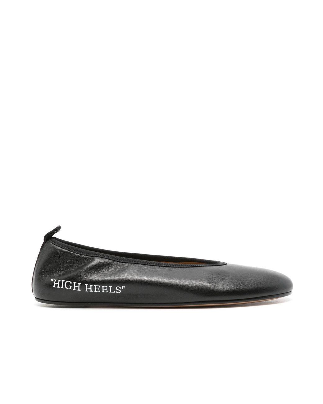 Off-White c/o Virgil Abloh Black High Heels Ballet Flats