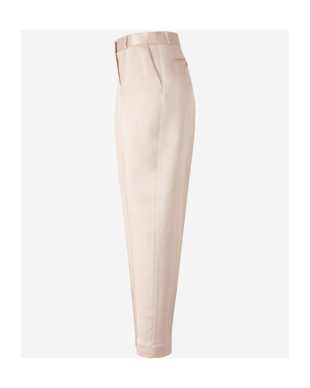Totême Natural Flowing Satin Trousers