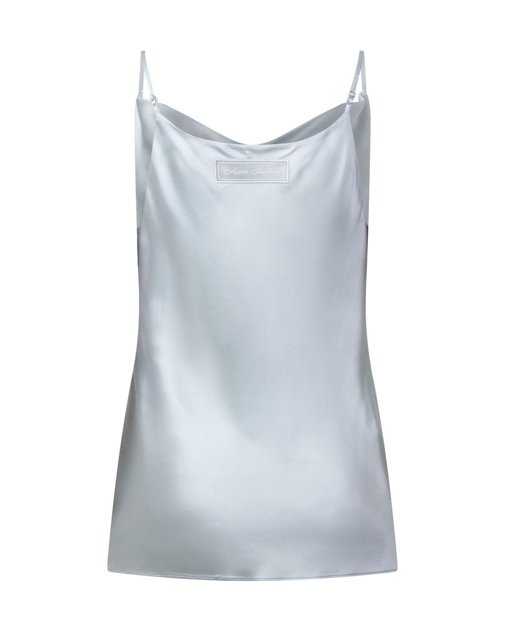 Acne Blue Satin Camisole