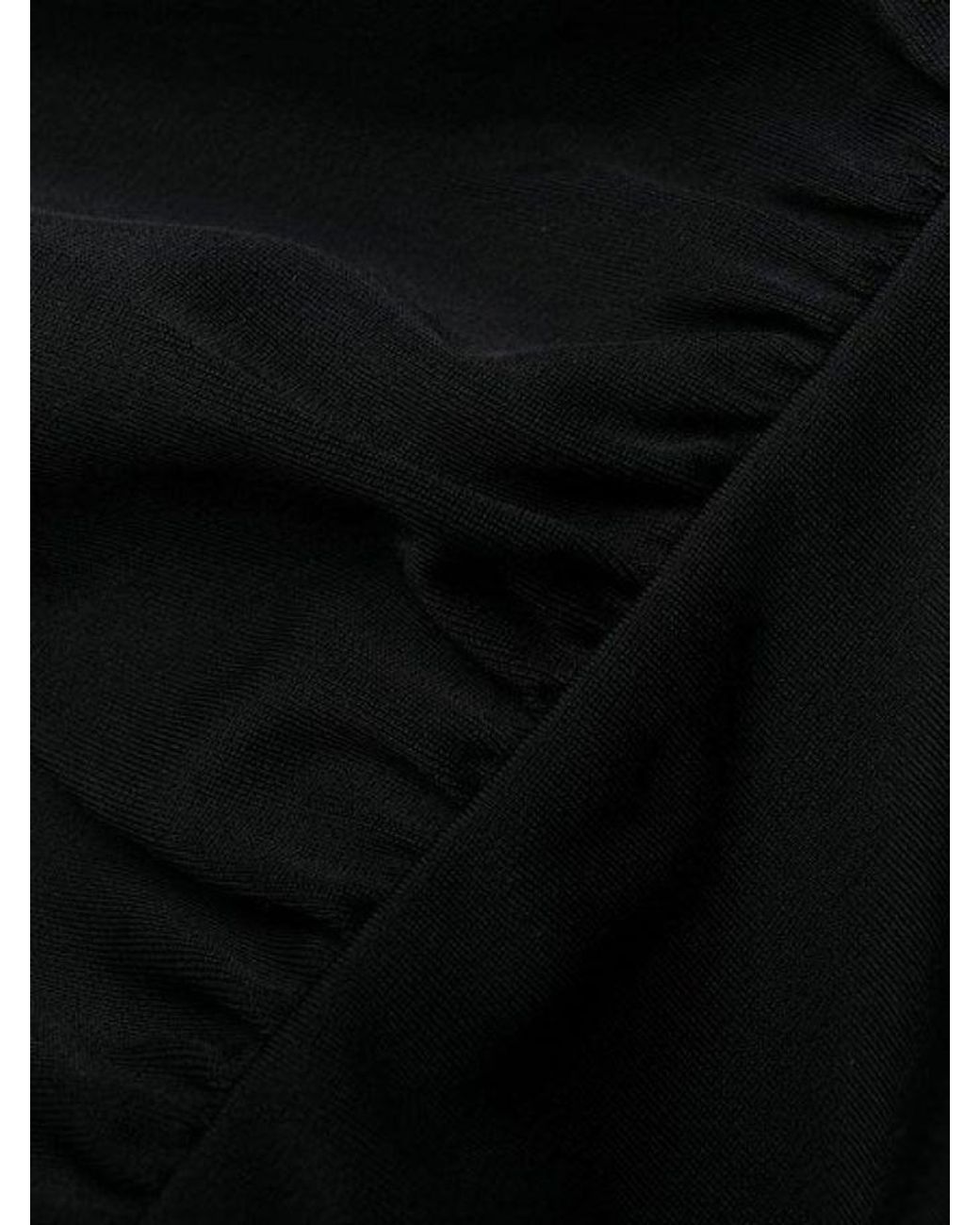 Tom Ford Black Logo Detailed V-Neck Swimsuit