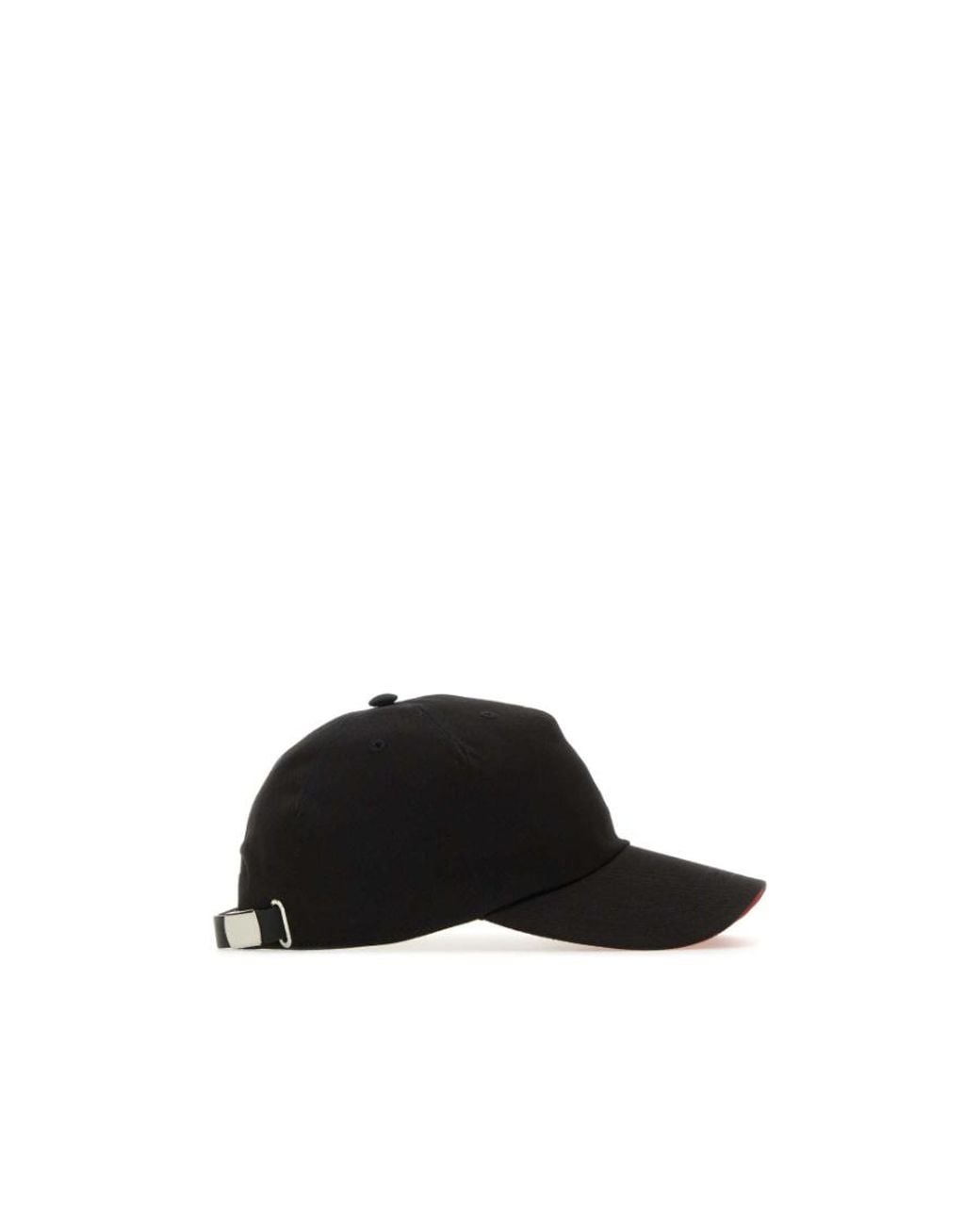 McQueen Black Logo Embroidered Baseball Cap for men