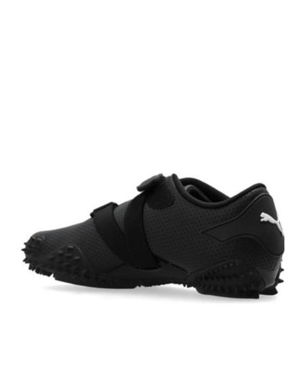PUMA Black Logo Patch All-Over Patterned Sneakers for men