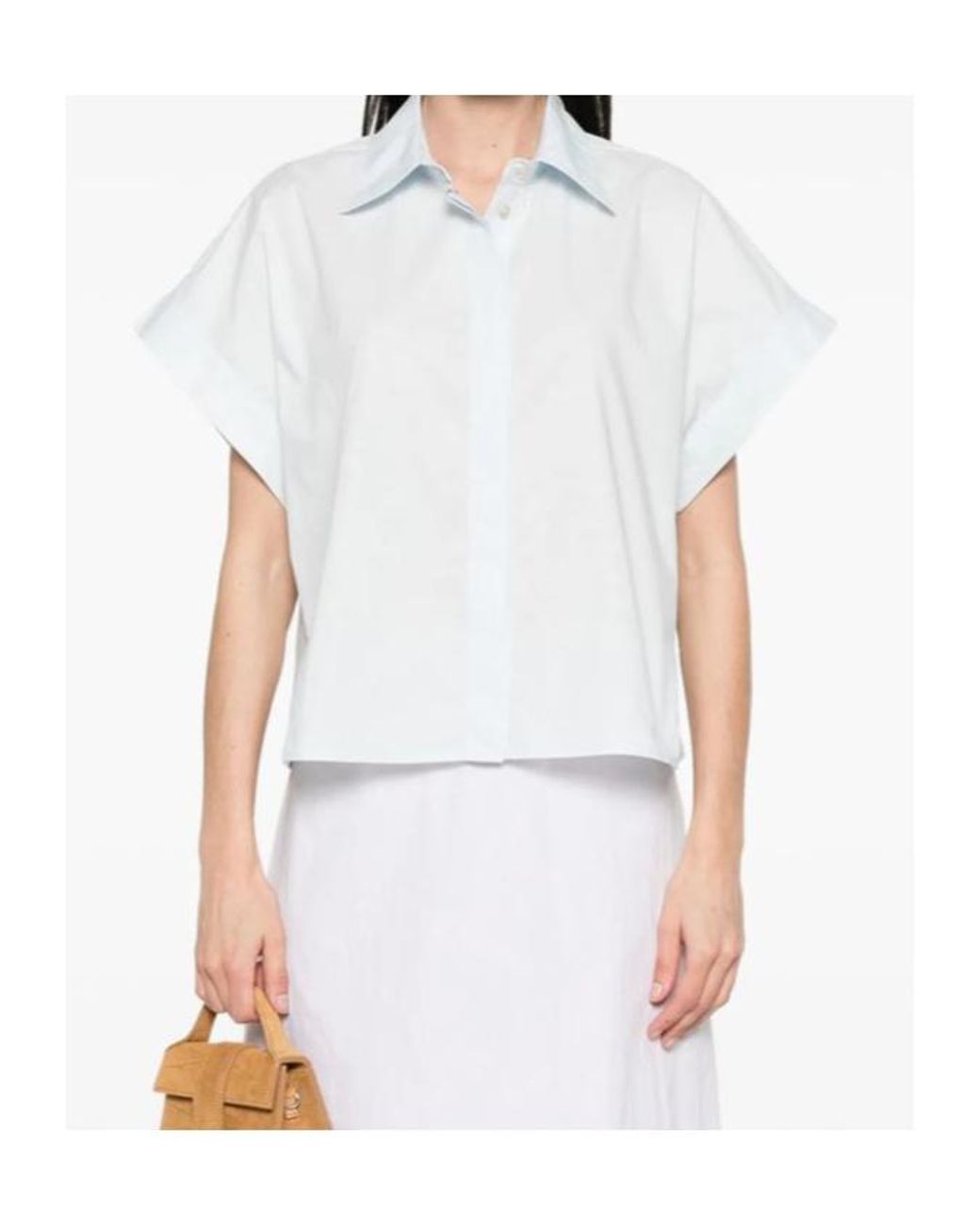 Forte_forte White Short Sleeve Shirt