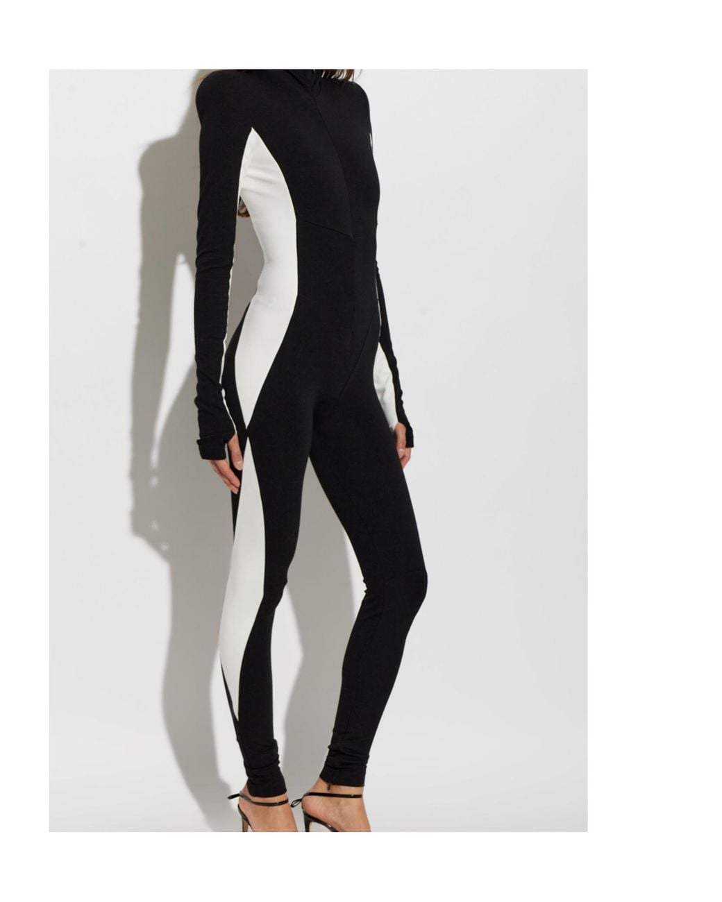 DSquared² Black Contrast Panel Jumpsuit