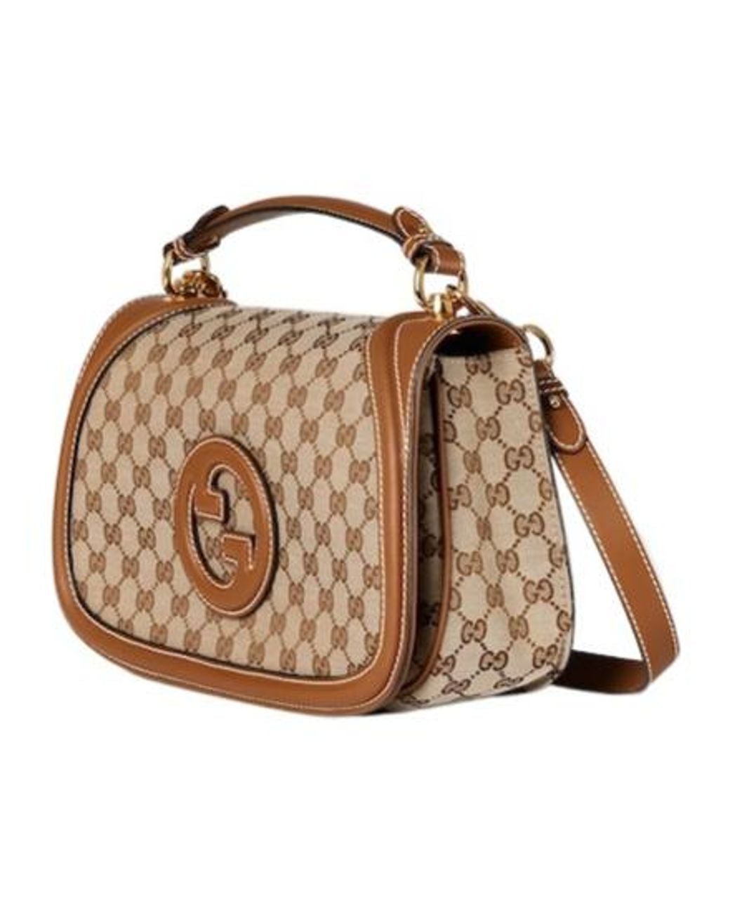 Gucci Brown Blondie Medium Top Handle Bag