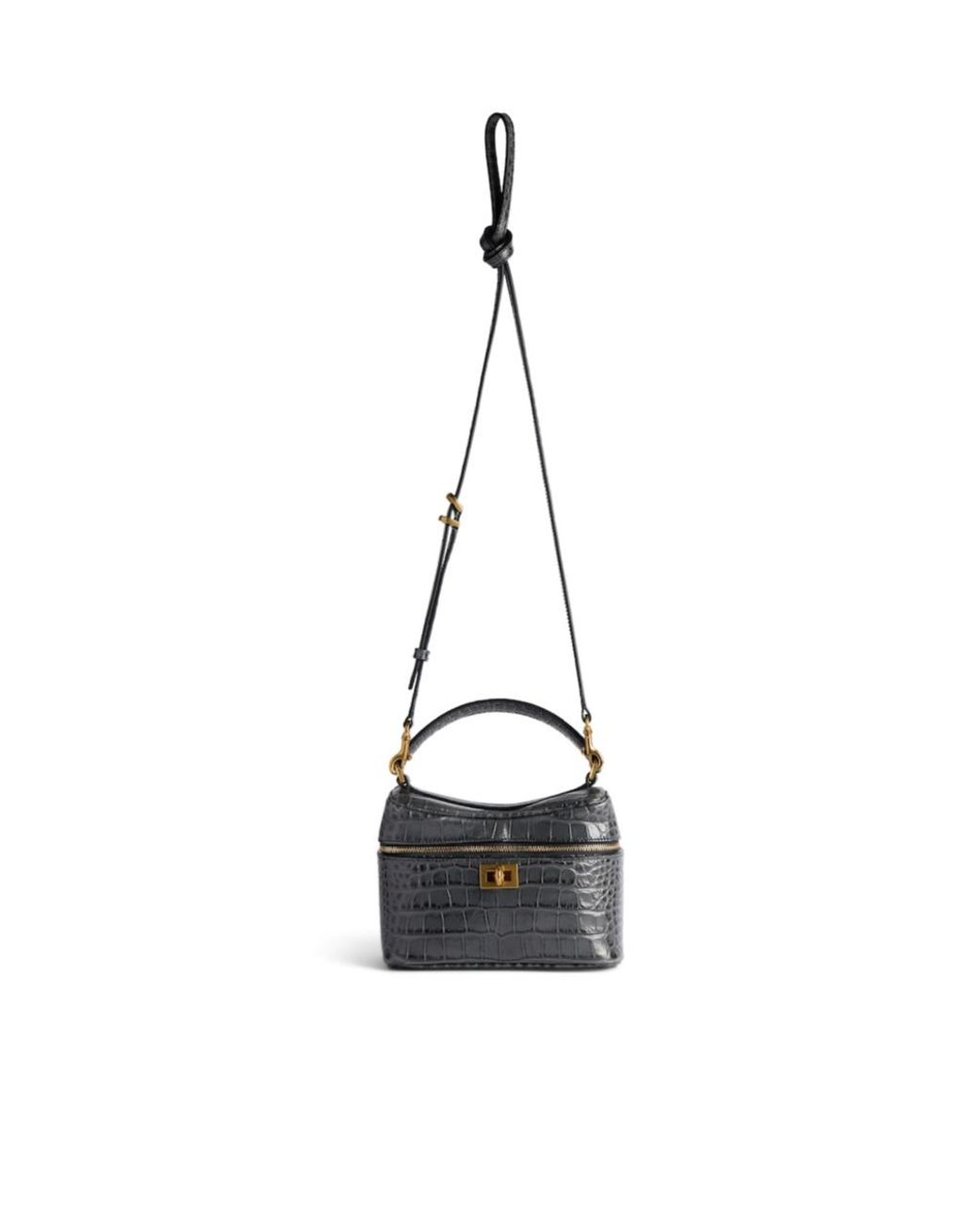 Balenciaga Black Rodeo Vanity Tote Bag