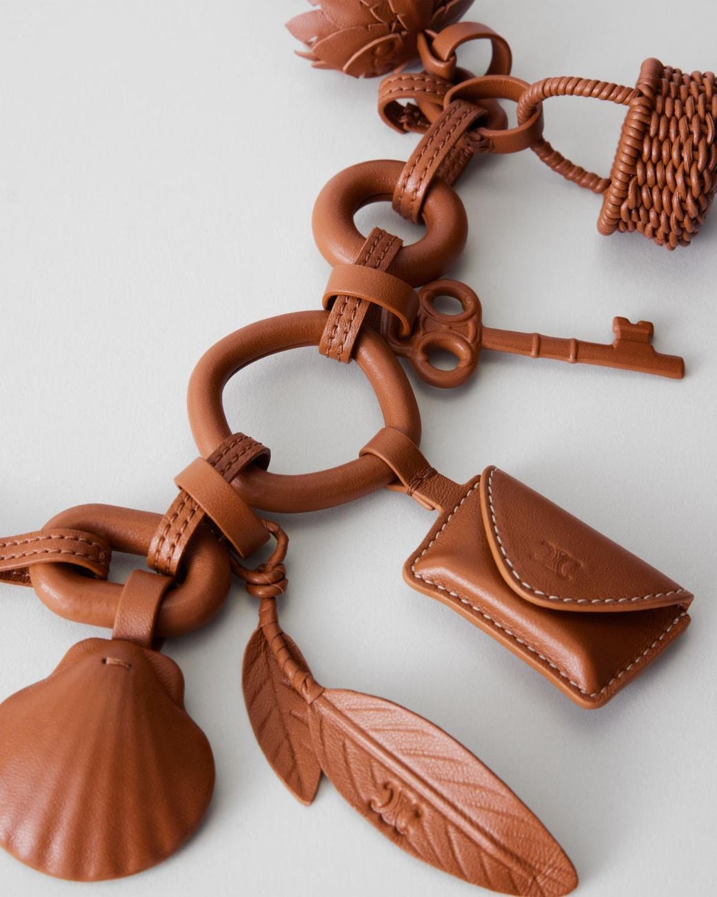 Céline Brown Charms Multi Bracelet