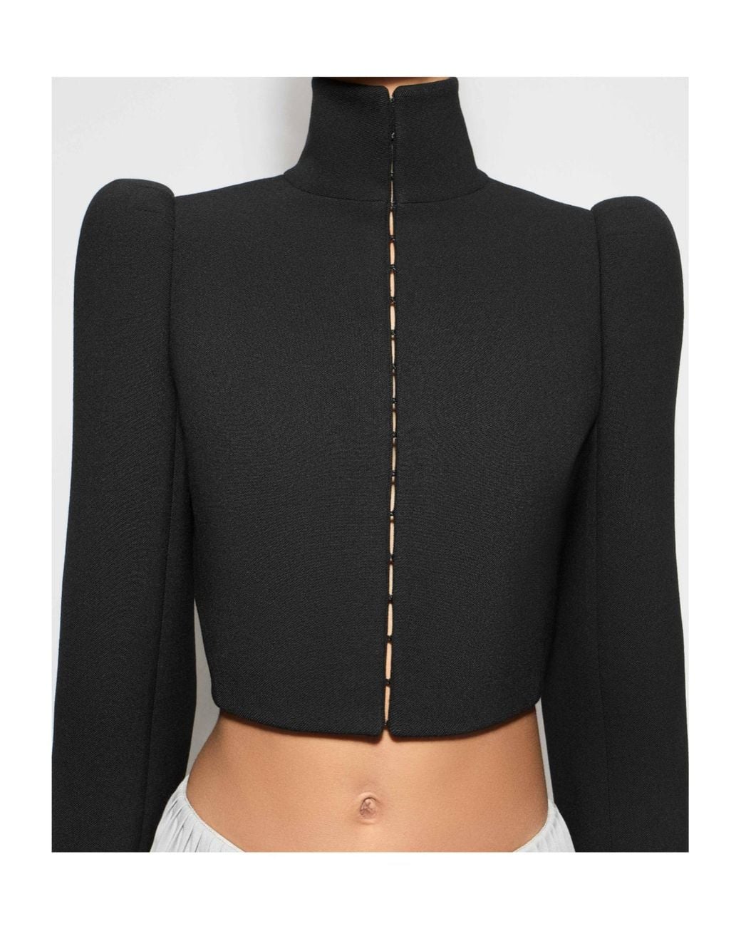 Alaïa Black Alaïa High Neck Jacket