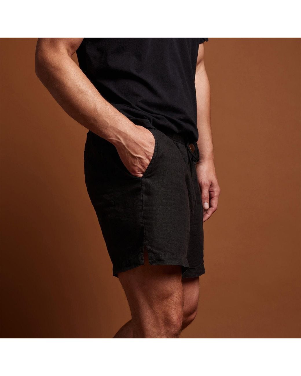 James Perse Black ジェームスパース ライトウェイトショーツ for men