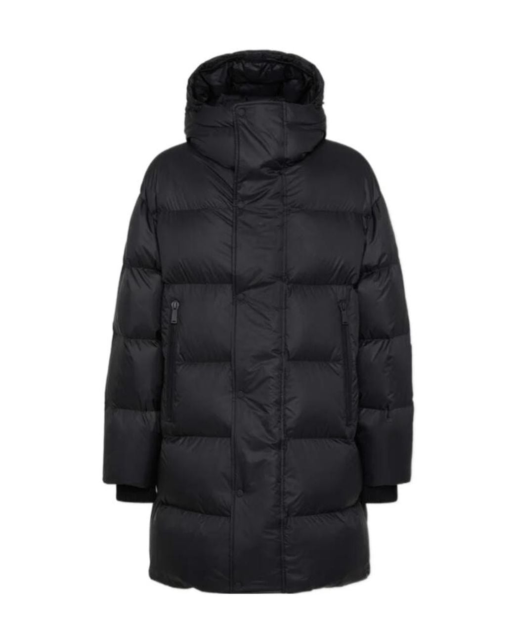DSquared² Blue Long Sleeved Hooded Padded Coat for men