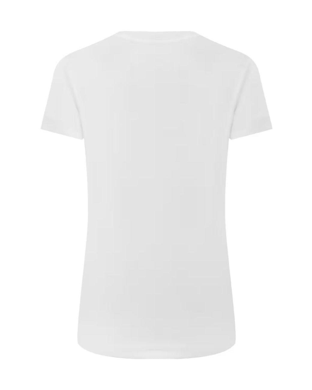 Polo Ralph Lauren White Logo V-Neck T-Shirt