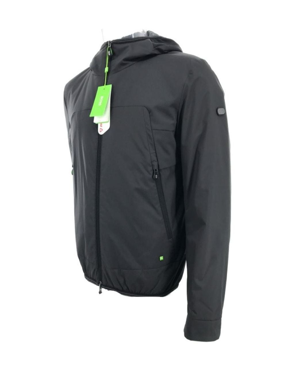 Boss Gray Hooded Cotton Padded Jacket for men