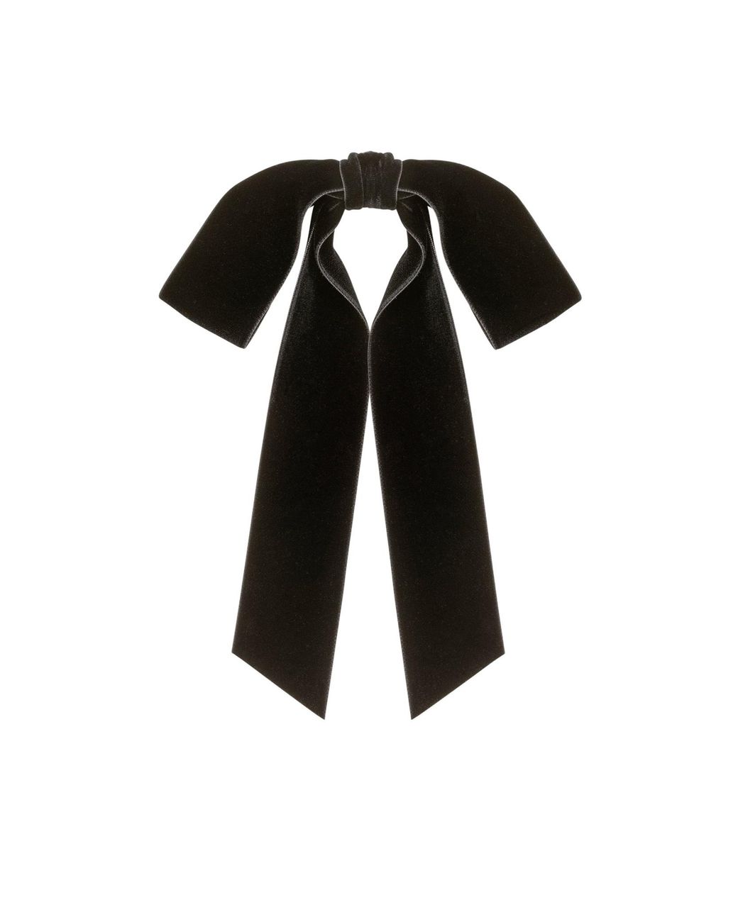 Jennifer Behr Black Bow-Detailing Velvet Head Piece