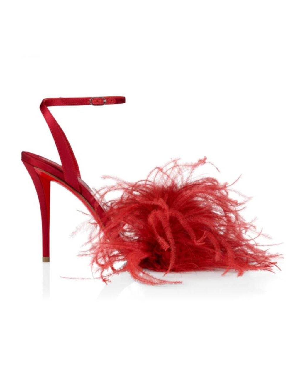 Christian Louboutin Red Miss Z Poupi Strappy Sandals
