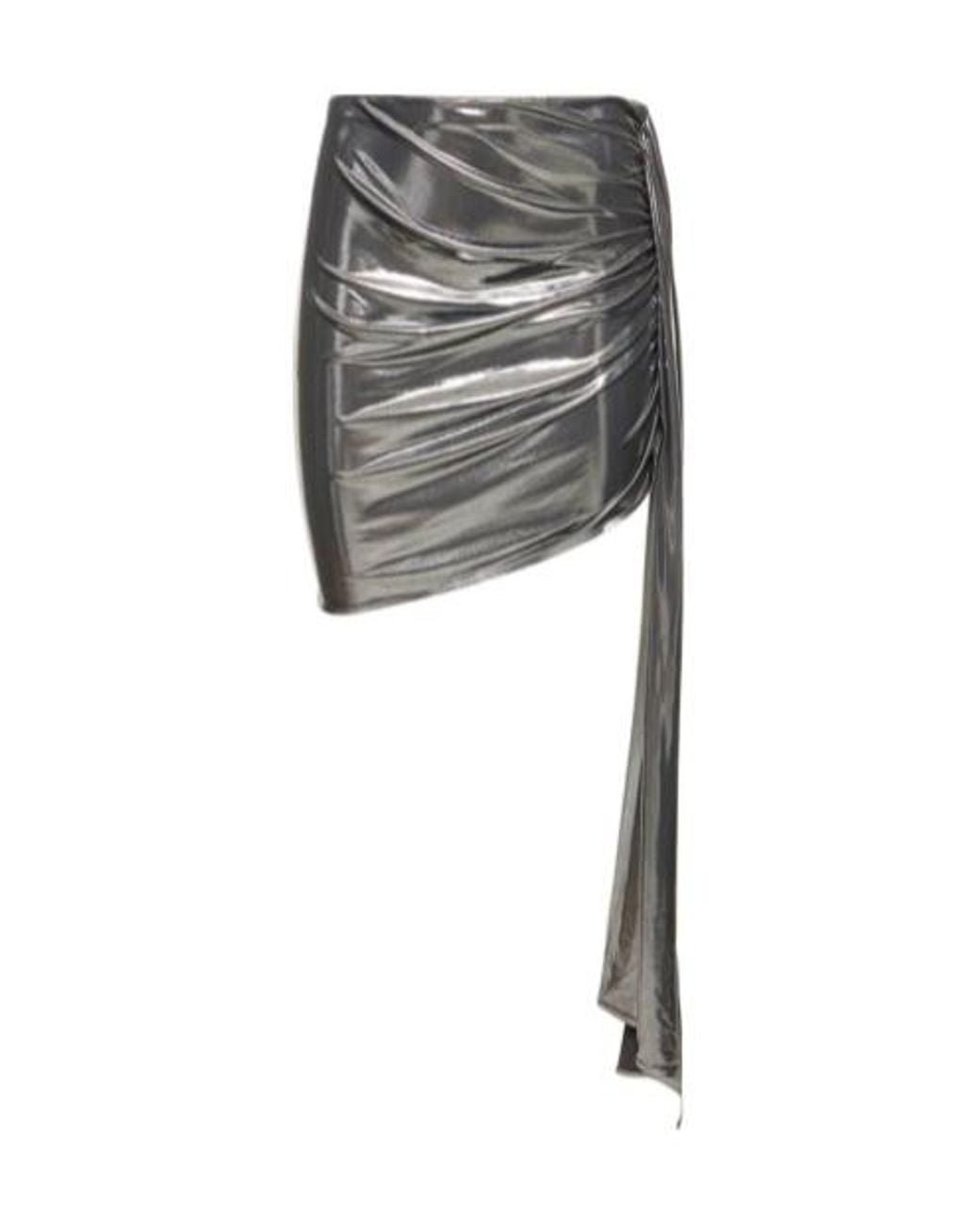 Magda Butrym Black Dropping Mini Skirt