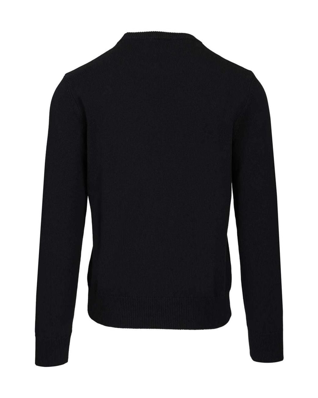 Emporio Armani Blue Logo Crewneck Knitted Jumper for men