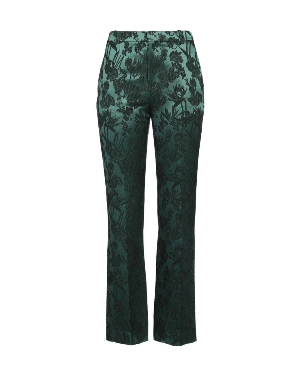 Chloé Green Straightleg Printed Trousers