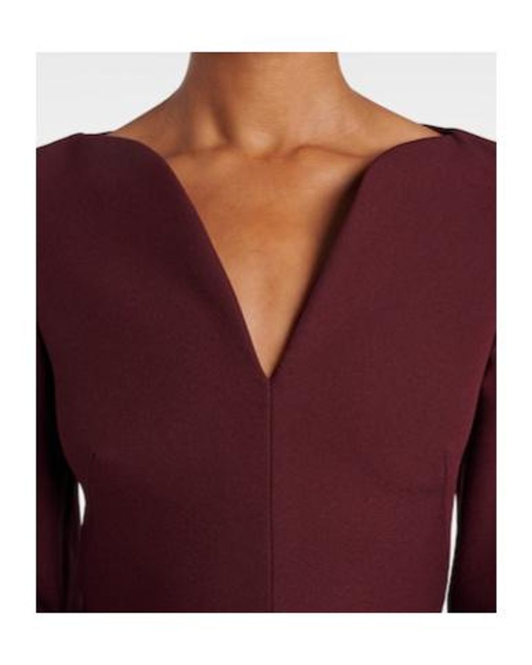 Safiyaa Red Clemenza Crepe Gown