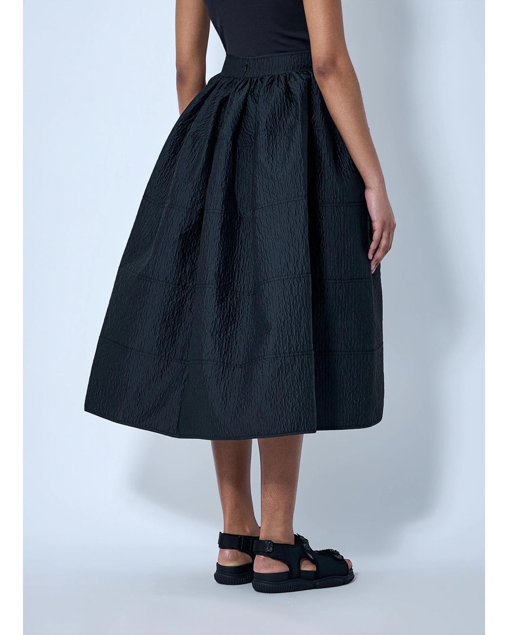 CECILIE BAHNSEN Blue Midi Skirts