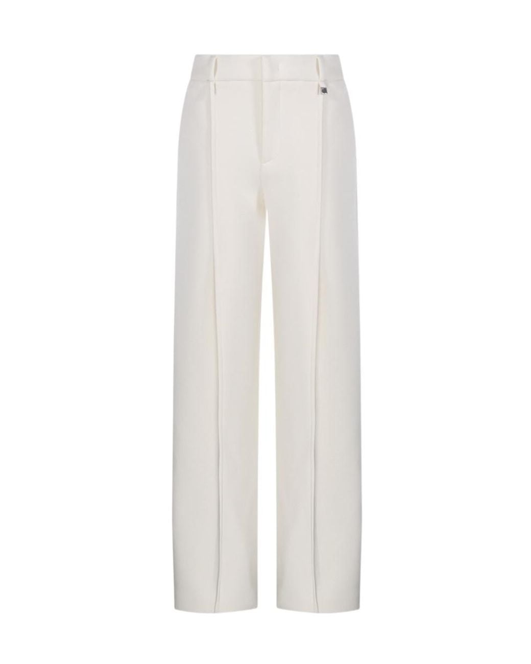 GIUSEPPE DI MORABITO White Tailored Wide-Leg Pants