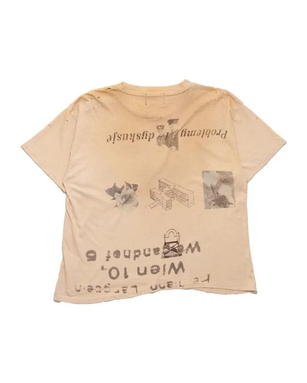 Enfants Riches Deprimes Natural Short-Sleeved T-Shirt for men
