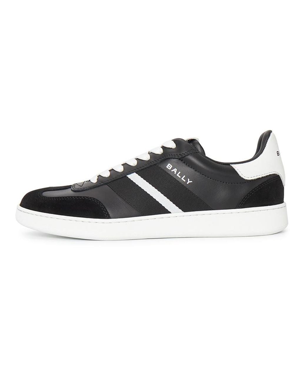 Bally Black Lace-Up Sneakers for men