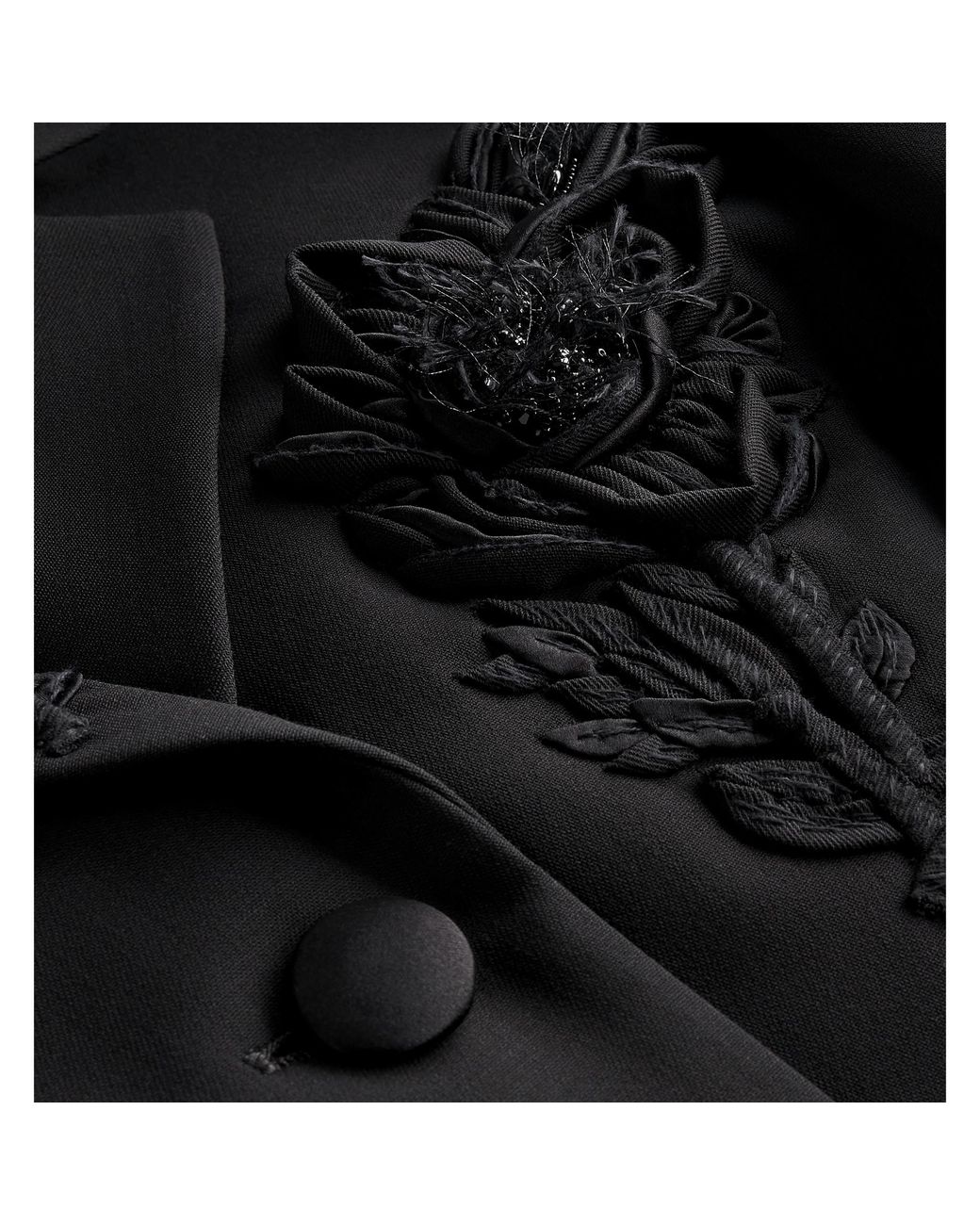 Dior Black Embroidered Bar Jacket