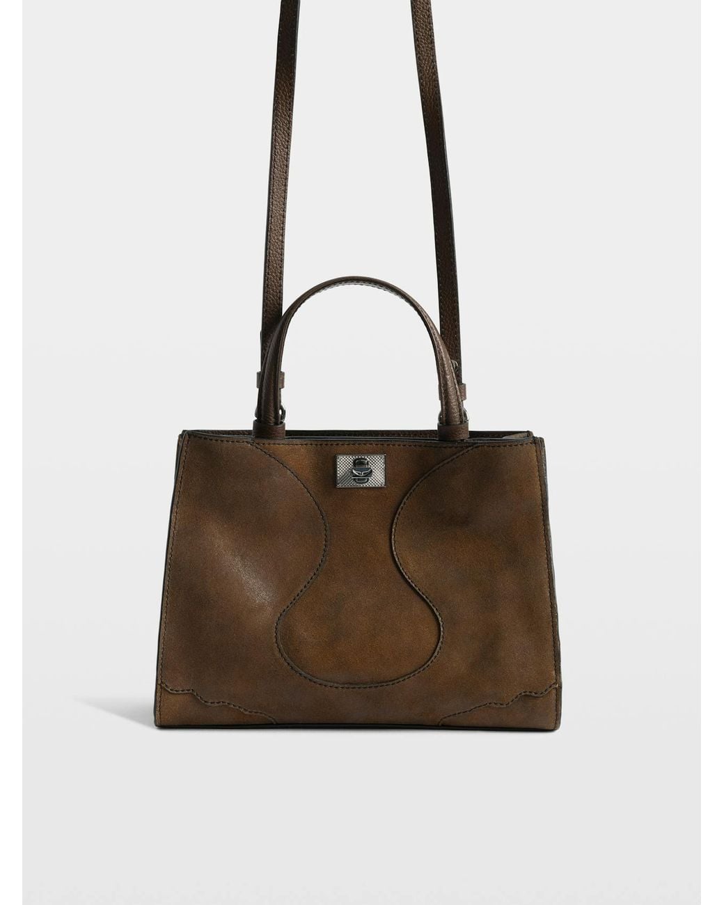 Zadig & Voltaire Brown Jack Nano Leather Satchel