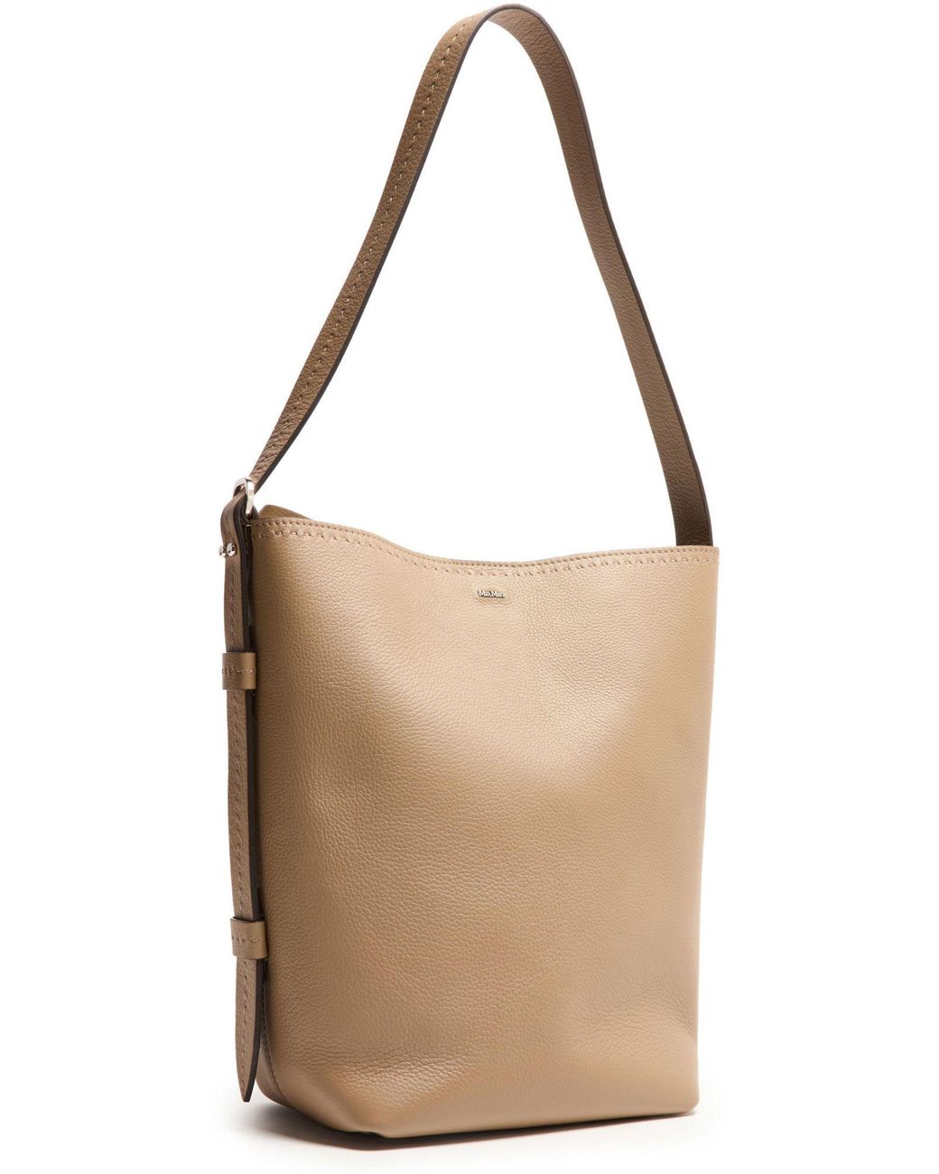 Max Mara White Logo Tote Bag